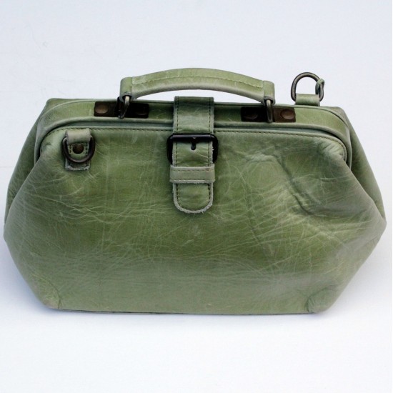 Minidoc Doctor Bag Small Apple Green Leather Minidoc Doctor Bag Small Apple Green Leather